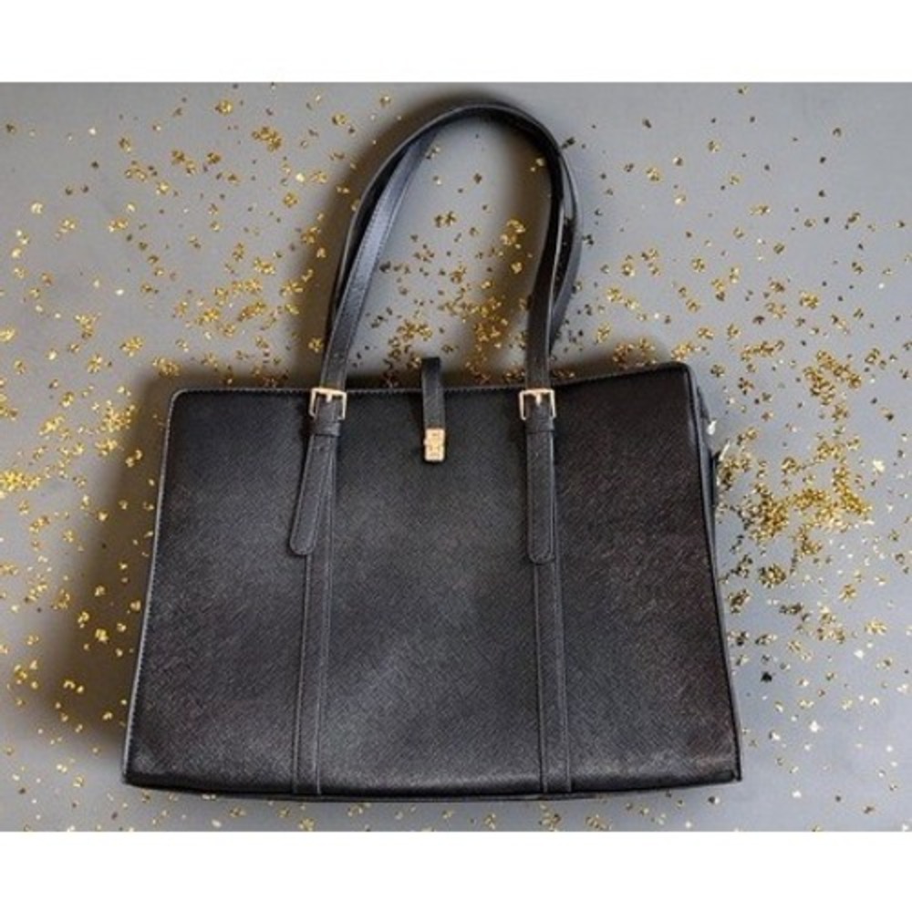 Black Laptop Tote Bag - LIKE NEW!